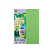 Quill Board A4 210gsm 50 Sheet Lime