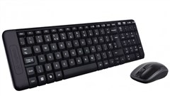 Logitech MK220 Wireless Compact Keyboard  Mouse Set Black