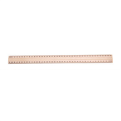 Wooden Ruler 30cm Polished Each
