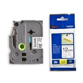 Brother TZeS231 Strong Adhesive Tape Black on White 12mm