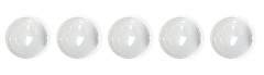 VisionChart Super Magnets Button 30mm White 5 Pack