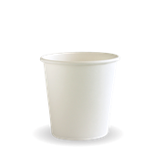 BioPak Wall Cup Single 4oz White Pk50 Sold as Each 20 in a Carton