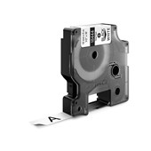 Dymo Rhino Industrial Labels Vinyl Black on White 12mm Each