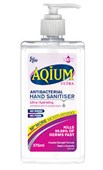Aqium Hand Sanitiser Ultra 375mL Clear