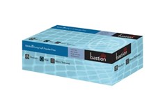 Bastion Nitrile Diamond Grip Long Cuff Blue Powder Free Large  Carton500