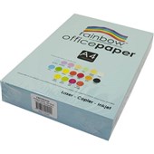 Rainbow Office Paper Sky Blue A4 80Gsm 500 Sheets