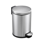 Dolphy 3L Round Stainless Steel Pedal Bin