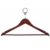 Dolphy Security Wooden Cloth Hanger  Brown