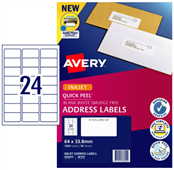 Avery IP Label J8159 24Up Pack 50
