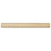 Aspire 30cm Wooden Ruler