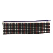 Celco Pencil Case Tartan 1 Zip Large 340x100mm Multicolour