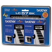 Brother LC57BK Ink Cartridge Black Twin Pack