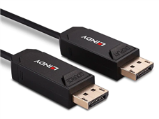 Lindy 10m Fibre Optic DP Cable