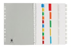 Marbig Dividers 5 Insert Tab Manilla A4 White Sold as Each 20 in a Box