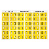 Avery Colour Coding Labels E Side Tab Yellow 180 Pack