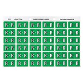 Avery Colour Coding Labels R Side Tab Light Green 180 Pack