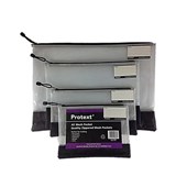 Protext Mesh Pouch with Zipper A5 Assorted