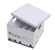 Marbig Archive Box with Dividers White 5 Box