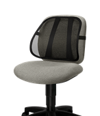 Fellowes 8036501 Office Suites Mesh Back Support Black