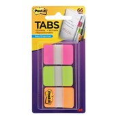 Post It Durable Index Tabs 686PGO Assorted 66 Pack