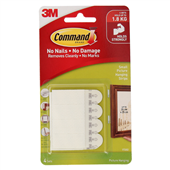 3M Command 17202 Adhesive Interlocking Hanging Strips 4 Pack