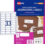 Avery J8157 Inkjet Address Labels 33 Up Pk50