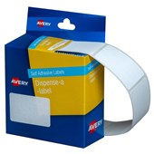 Avery Rectangle Dispenser Stickers 24x38mm White 380 Pack Sold as Each 5 in a Box