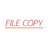 Shiny Stamp SEN1322 Pre Inked File Copy Red