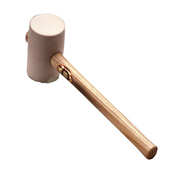 Thor 64MM Face Wood Handle 625G White Rubber Mallet