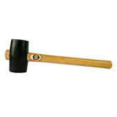 Thor 74MM Face Wood Handle 800G Black Rubber Mallet