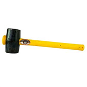 Thor 90MM head  Fiberglass Handle 1300G Black Rubber Mallet