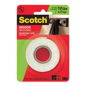 Scotch 114 Mounting Foam Tape Heavy Duty White