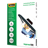 Fellowes Laminating Pouches A5 100 Micron 100 Pack