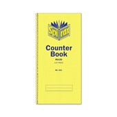 Spirax 543 Counter Book Each Sold as Each 10 in a Pack