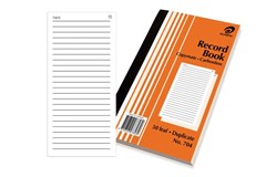 Olympic 704 Duplicate Record Book Orange Sold as Each 5 in a Pack