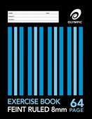 Olympic A4 Short Exercise Book 64 Pages Blue Sold as Each 20 in a Pack