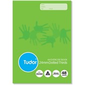 Olympic Exercise Book A4 48 Page 24mm Dotted Third Sold as Each 20 in a Pack