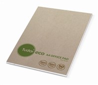 Tudor Office Pad Recycled 50 Leaf 60gsm A4 10 Pack
