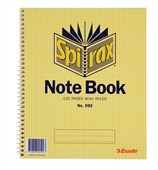 Spirax 592 Notebook 120 Pages Sold as Each 5 in a Pack
