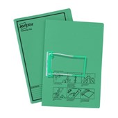 Avery Tubeclip File Foolscap Green with Black Print 20 Pack