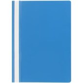 Marbig Economy Flat File A4 Blue Clear Cover Sold as Each 10 in a Pack