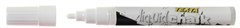 Texta Liquid Chalk Wet Wipe Marker Bullet White
