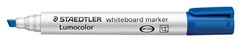Staedtler 351 Lumocolor Whiteboard Marker Chisel Point Blue Sold as Each 10 in a Box
