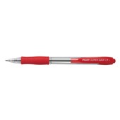 Pilot BPGP Super Grip Fine Ballpoint Pens Red 12 Box