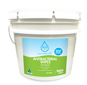 CleanLIFE Antibacterial Wipes 140 x 150mm 1000 Tub Each