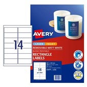 Avery L7163REV Laser Labels 14UP White 25 Pack