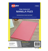 Avery Pink Manilla Folders FC Pk20