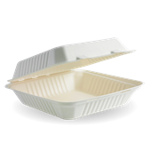 Biopak BioCane Clamshell 23x23x8cm White