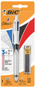 Bic Pen 3 Colour Plus Mechanical Pencil Each