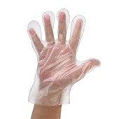 Bastion Disposable Gloves Polyethylene Clear Large Pack 500 Sold as Each 10 in a Box